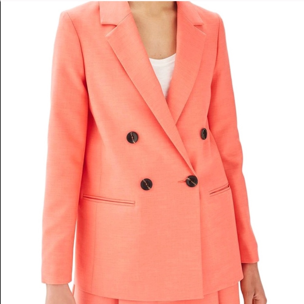 Topshop coral blazer